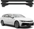 Menabo Dachträger für VW Passat B9 Variant 2024-2025 Aluminium Schwarz 2 tlg