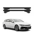 Menabo Dachträger für VW Passat B9 Variant 2024-2026 Aluminium Schwarz 2 tlg