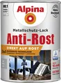 Alpina Metallschutz-Lack Anti-Rost 2,5 l hellgrau matt Metallack Schutzlack