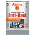 Alpina Metallschutz-Lack Anti-Rost Matt 2,5 L RAL 7001 Hellgrau