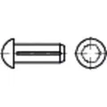 Halbrundkerbnagel ISO 8746 Form A mit Fase Stahl blank ø2 x 6mm