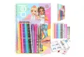 Depesche Malvorlage DEPESCHE TOPModel Malbuch-Set mit Stickern