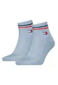 Tommy Hilfiger Unisex Th Uni Tj Quarter 2p Iconic Socken, Light Blue Melange, 39-42 EU