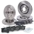 Atec Bremsscheiben + Bremsbeläge Vorne + Hinten [Hersteller-Nr. 40579743] für Citroën, Peugeot