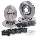 ATEC Germany Bremsenset inkl. Bremsscheiben Vorne Ø 283 mm Belüftet + Hinten Ø 249 mm Voll + Bremsbeläge Vorne & Hinten Kompatibel mit CITROËN C4 (LA_) (LC_), PEUGEOT 307 (3A/C) (3E 3H)