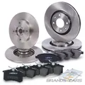 ATEC SATZ BREMSSCHEIBEN + BREMSBELÄGE VORNE + HINTEN FÜR CITROEN C4 PEUGEOT 307