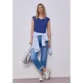 STREET ONE Shirttop Jersey blau 46 EU