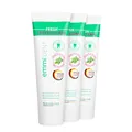 emmi-dent Ultraschall Zahncreme „Fresh“ I Mit frischem Pfefferminz-Geschmack I Ideal für empfindliche Zähne und Zahnfleisch I Vegan I Ohne Titandioxid, ohne Parabene & glutenfrei I 3x 75 ml