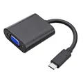MMOBIEL USB Typ C (Thunderbolt 3) zu VGA Adapter Male zu Female 1080p HDTV HDMI kompatibel mit MacBook 2019-2016 / PC Laptop Notebook Projector Monitors Laptop/iPhone 16, iPhone 15 (Schwarz)