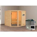 Karibu Sauna Tabea mit Ofen externe Stg.Natur