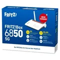 FRITZ!Box 6850 5G v2 - Weiß/Rot