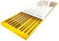 WELDINGER WIG-Wolframelektrode WC-20 grau 1,6 + 2,4x175 mm je 5 Stück gold