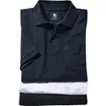 Otto Kern Poloshirt (Packung, 3er-Pack) aus reiner Baumwolle bunt M