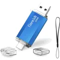 Type C USB Stick 32gb, 2 in 1 OTG USB C Speicherstick 32gb Tragbar USB 2.0 Pe...