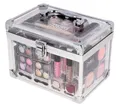 Acrylic transparenter Kosmetikkoffer vegane Kosmetik mit Schminke  Make Up Se...