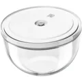 ZWILLING Z1030-842 Fresh & Save Vakuum-Aufbewahrungsschüssel, L 9,4 Zoll (24 cm), Glasschale, groß, luftdicht, Deckel, hitzebeständig, Glas, Vakuum-Aufbewahrungsbehälter