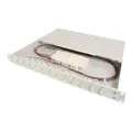DIGUTUS LWL Spleißbox 1HE bestückt 12x LC DX OS2 grau Multimedia-Technik Lichtwellenleiterzubehör