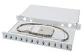 DIGITUS LWL Spleißbox 12 Kupplungen - LC - OS2-1HE 19-Zoll - Single-Mode Duplex - Mit Spleiß-Kassette - Rack-Einbau