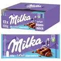 Milka Luflée Tafel 13 x 100g, Zarte Schokoladentafel aus luftiger Alpenmilch, Noch schokoladiger