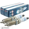 2x BOSCH ZQR8SI302 Zündkerze 0 242 129 512 Iridium für BMW Peugeot Mini