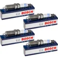 4x BOSCH Zündkerze für Peugeot 207 CC WD_ 1.6 16V 308 SW I 4E_ 4H_ CU_ MINI