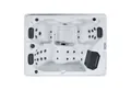 Artsauna Whirlpool Oasis mit Treppe, (Spa mit Massagedüsen, LED-Beleuchtung, inkl. Abdeckung)