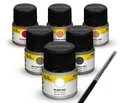 Colour Set Sailing Ships, Acrylic 6 x 12 ml + Pinsel, Heller Farben 9406