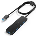 USB 3 0 Hub 4 Port 120cm Kabel Klettverschluss