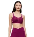Triumph Damen Sport-BH Triaction Extreme Lite N EX, ohne Bügel, Gepolstert, 90A, Dark Wine