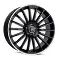 17 Zoll KESKIN KT15 5x114,3 ET40 Alufelgen BLACK LIP POLISH