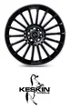 4x Keskin KT15 7x17 5/114,3 ET40 Black Lip Polish