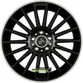 Keskin KT15 Speed black lip polish 7x17 ET40 - LK5/114.3 ML72.6 Felge Alu