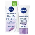 Nivea Tagespflege 24h Feuchtigkeit LSF15 Sensibel Tagescreme Traubenkernöl 50ml