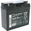 Q-Batteries 12LCP-19 / 12V - 19Ah Blei Akku Zyklentyp AGM - Deep Cycle VRLA