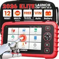 Launch CRP129X V3.0 OBD2 Auto Diagnosegerät, OBD2 diagnosegerät für Alle Fahrzeuge, KFZ-Codeleser für die ABS SRS Motor und Getriee mit 12 Reset-Funktionen, AutoVIN, Kostenloses Updates