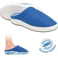 Stepluxe® Summer Slipper - Slippers, Hausschuhe, (2-tlg.) ,Gel Schuh mit Bambusfasern, blau, 35-46, Mesh, atmungsaktiv - Blau - 39-40