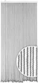 Kobolo Türvorhang Seilvorhang GREY 54 Stränge 90x200 cm (1 St), Ösen, transparent