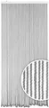 Türvorhang Seilvorhang Raumteiler Sichtschutz Insektenschutz - GREY - 54 Stränge