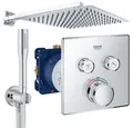 Grohe und Jowi Duscharmatur Unterputz Duscharmatur Grohtherm SmartControl Thermostat, Duschsystem (Thermostat Unterputz-Duschsystem, Set) Thermostat, Brausen regulierbar