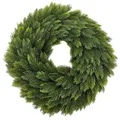 Meinposten Adventskranz Tannenkranz Weihnachtskranz künstlicher Deko-Kranz grün Ø 40cm