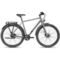 2R Manufaktur Cityrad TRX THREE, 8 Gang Shimano Alfine 8-Gang SG-S7001-8 Schaltwerk, Nabenschaltung Freilauf, hydraulische Scheibenbremse schwarz/grau schwarz 51 cm