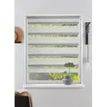 Doppelrollo PAGELLA, OTTO home, Lichtschutz, ohne Bohren, freihängend, Klemmfix, mit eingewebten Chenillefäden - sehr beliebt! grau 70 cm x 150 cm