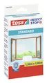 Tesa Fliegengitter Stand Klettband für Fenster weiß 1,5m:1,8m - 55680-00000-02