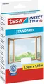 tesa Fliegengitter STANDARD für Fenster 1,50 m x 1,80 m weiß