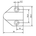 Assa Abloy effeff Kabelübergang 10318W-------00 Netzkabel Kabelübergang