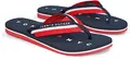 Tommy Hilfiger Damen Flip Flops Tommy Loves NY Beach Sandal Badeschuhe, Blau (Midnight), 40