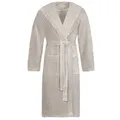 Vossen Unisex-Bademantel Unisex Bademantel Lynn, Baumwolle, Vegan grau XXL 54/60