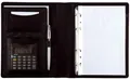 Alassio® Schreibmappe Ringbuchmappe Benaco I A5 Lederimitat schwarz