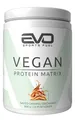 EVO SPORTS FUEL Veganes Proteinpulver Matrix | Salted Caramel | 800g | Eiweißpulver mit 3g Leucin pro Portion für eine maximale Proteinsynthese | geprüfte Qualität | Made in Germany