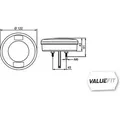 HELLA 2BA 357 027-021 Blinkleuchte - Valuefit - LED - 12/24V - Einbau
